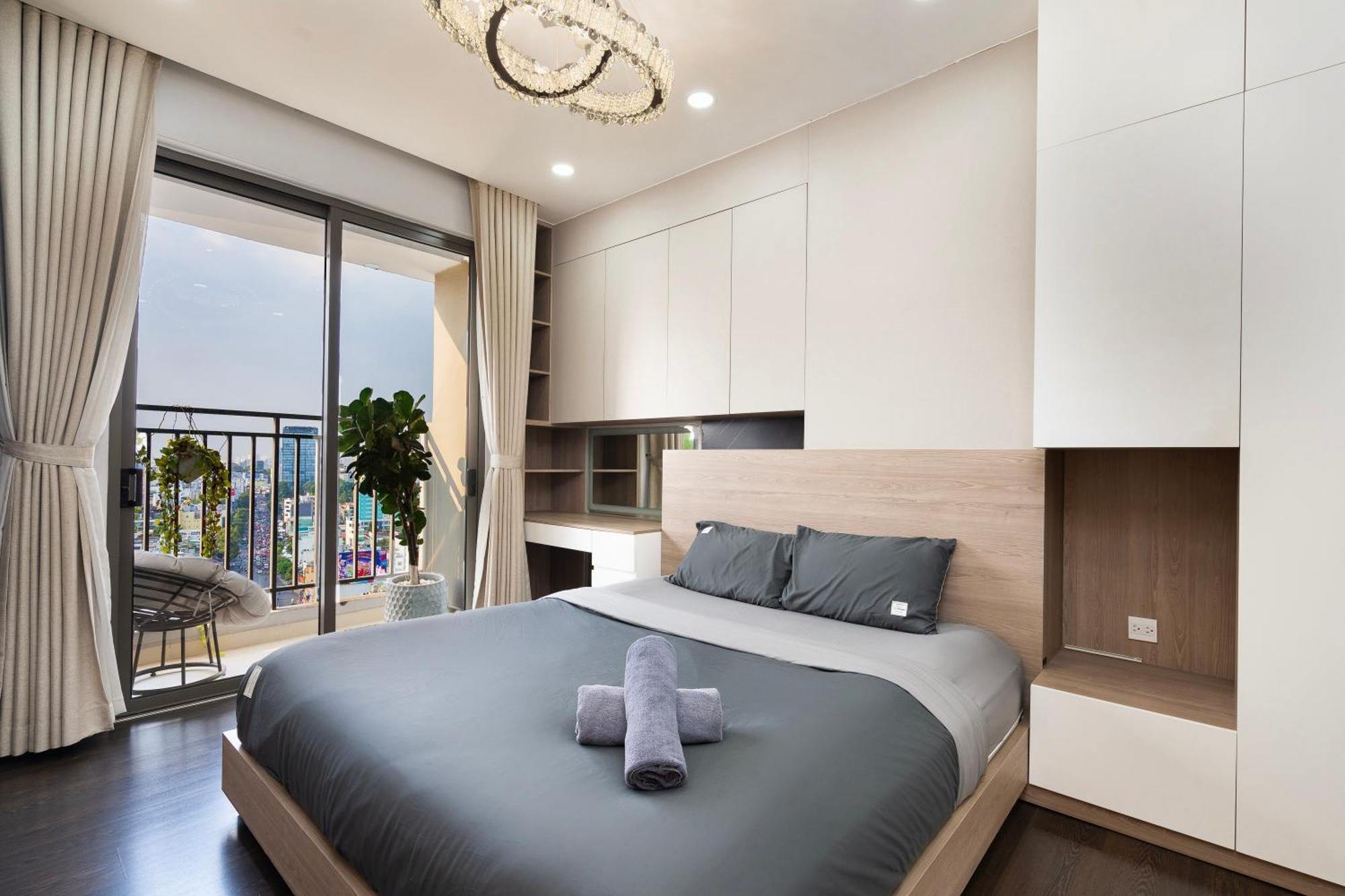 Double E Saigon Apartment In Rivergate Building Thành Pho Ho Chí Minh Esterno foto